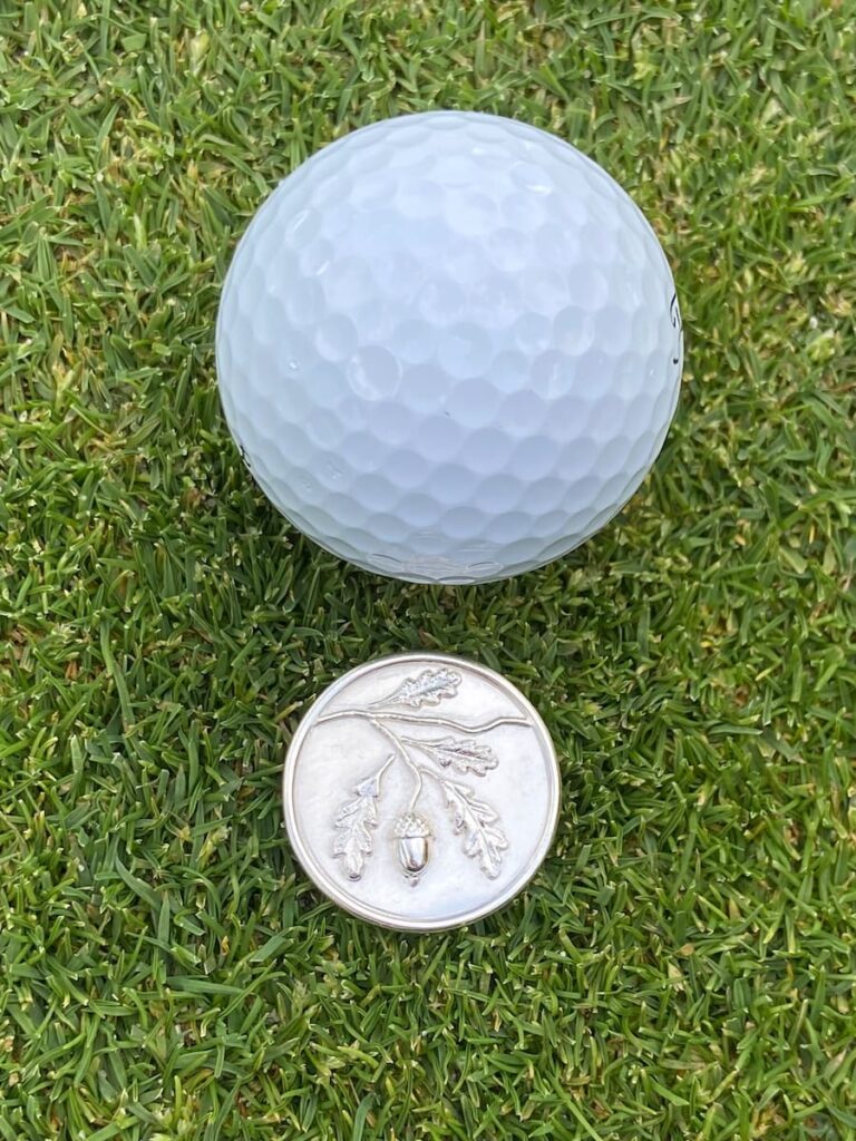 Element Eve - Eva Schöneweiß - Ballmarker Motiv Eichenzweig 1